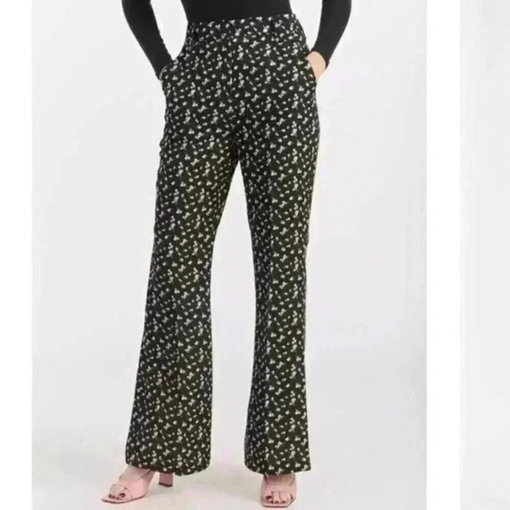 Tanya Taylor Reese Floral Pants Size 2 high waisted